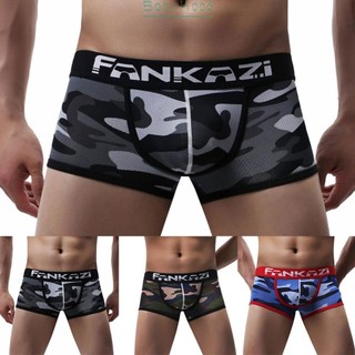 Sexy Men Underwear Boxer Briefs Breathable Mesh Boxershorts Low Rise Pouch Trunk#BBHOOD