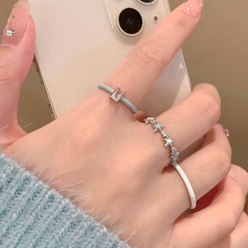 Nhẫn Hợp Kim Hình Bướm Đính Đá Xinh Xắn Cho Nữ