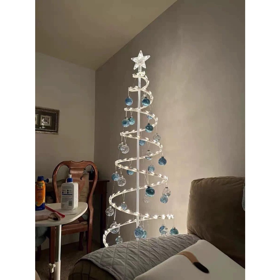 Cây thông noel đèn led ánh sáng ấm lung linh - Gọn Decor