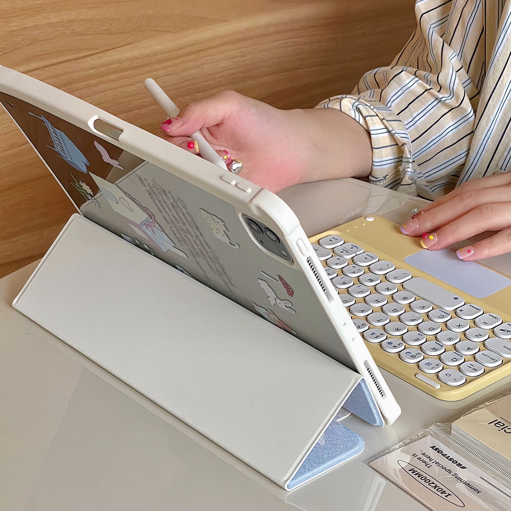 Bao Da Máy Tính Bảng Cho ipad mini6 ipad5 6 7 8 9 air air2 air3 air4 air5 10.9 "pro10.5 pro11 pro12.9 2018 2020 2021 2022 Ốp