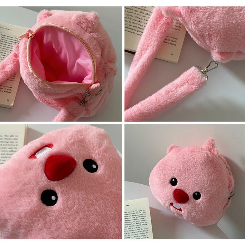 Dễ Thương Túi Đeo Chéo Hình Thú Nhồi Bông Đáng Yêu Thời Trang 2023 Mới