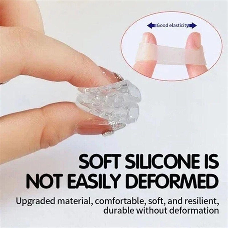 Silicone Set 20 Miếng Silicon Bảo Vệ Ngón Chân Chống Ma Sát Thoáng Khí Cho Nam Nữ