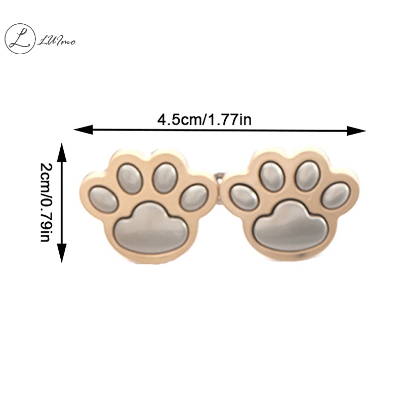 Luimo Quần jean jean jean jean Nút Điều Chỉnh Được Hình Bàn Chân Mèo Dễ Thương Liền Quần jean Không Đường May * Bán Chạy