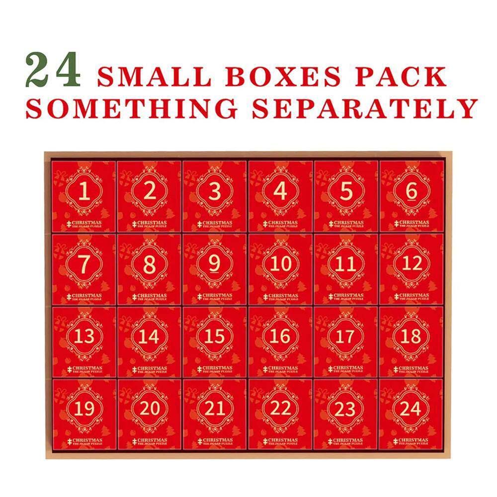 2023 Christmas Advent Calendar Jigsaw Puzzle 1008Piece XMAS Kids Gift