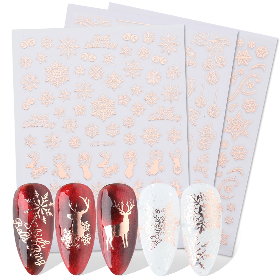 Decal Dán Móng Hoạ Tiết Giáng Sinh