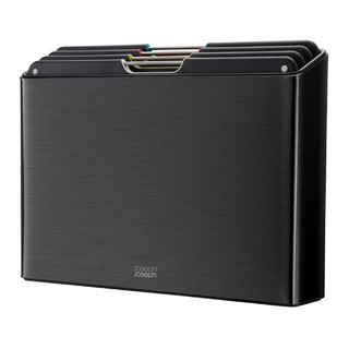 Bộ thớt Joseph Joseph 60171 Folio black màu đen chính hãng, Chất liệu nhựa an toàn, kháng khuẩn.