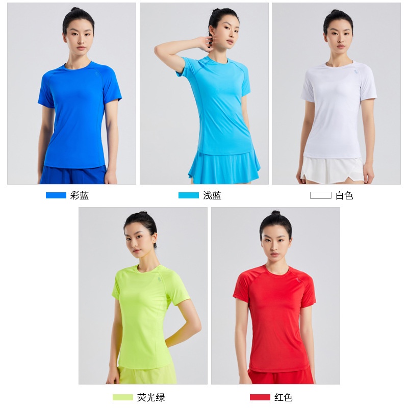 Marathon Áo Thun Thể Thao Tay Ngắn Siêu Nhẹ Thoáng Khí Nhanh Khô Thời Trang Cho Nữ