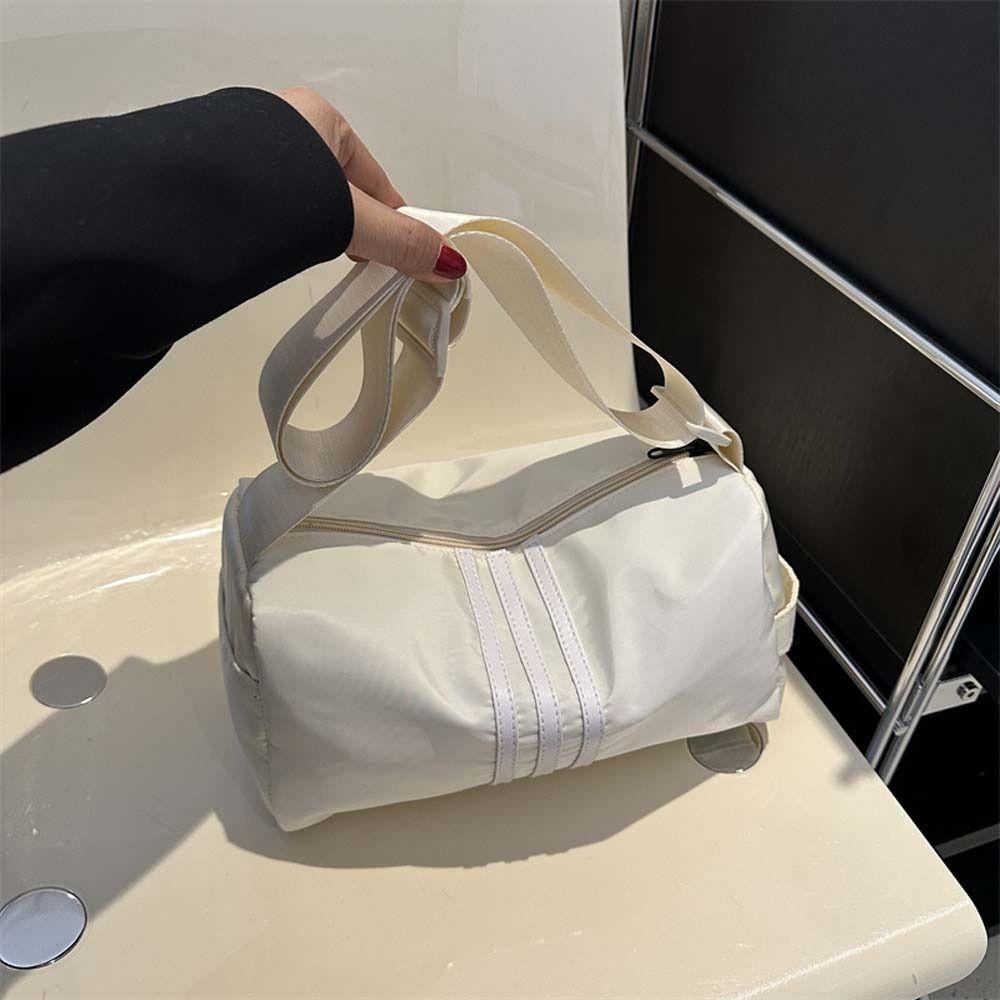 Shanhai Túi Đeo Chéo nylon Màu Trơn Phong Cách Thể Thao Đơn Giản y2k Cho Nam / Nữ