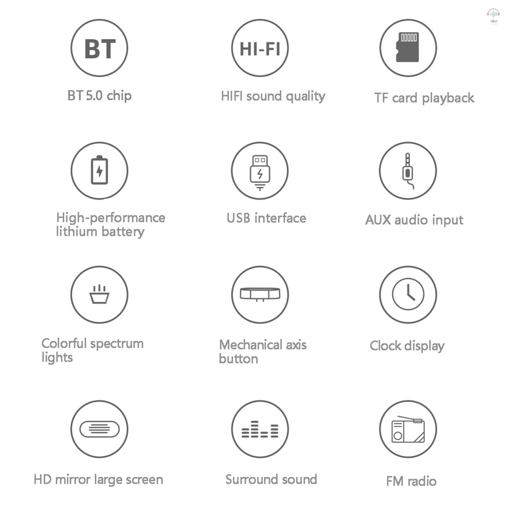 Loa hifi Không Dây soaiy / sh39 3600mah Âm Thanh Nổi 3d Cho pc laptop sm