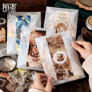 Bộ 200 Giấy Dán Phong Cách Cổ Điển Dùng Trang Trí Sổ Tay