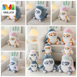 Mmluck Đồ chơi nhồi bông Hình Cá Mập / Mèo Mập Mềm Mại Trang Trí Phòng