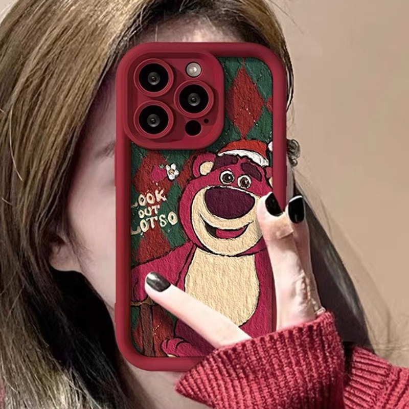 Ốp Điện Thoại Họa Tiết Giáng Sinh Cho iphone 15 pro max 15 pro 15 14 13 12 11 pro max xr ix 78plus