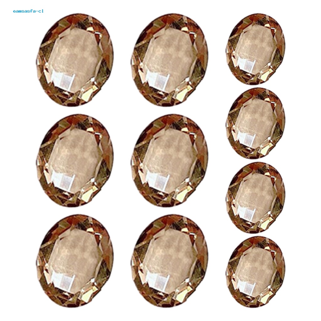 Set 10 Hạt Đá Pha Lê 3d Trang Trí Móng Tay Nghệ Thuật diy charms