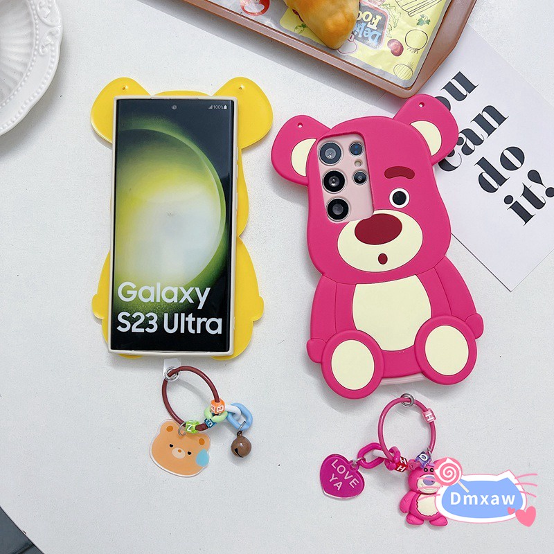 Ốp Điện Thoại Silicon Hình Gấu Cho samsung galaxy s23 ultra s23 plus s22 s21 s20 ultra plus s23 + s22 + s21 + s20 + s21 fe