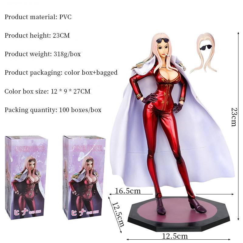 Ere1 Đồ trang trí Nhân Vật hina Trong Phim Hoạt Hình one piece 23cm