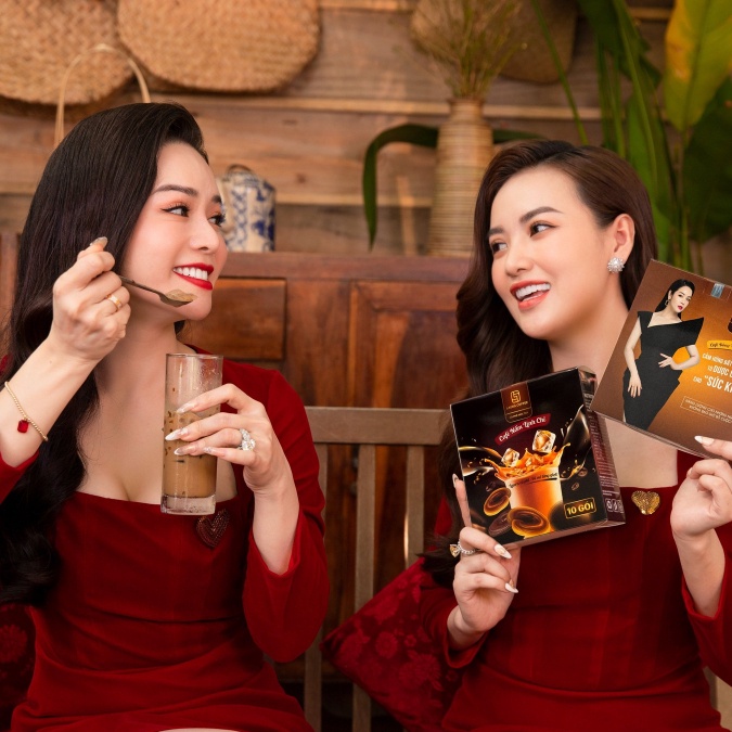 Cà phê Đông Trùng Hạ Thảo + Nấm Linh Chi Nhật Kim Anh Laura Coffee  cafe sữa hoà tan uống ngon