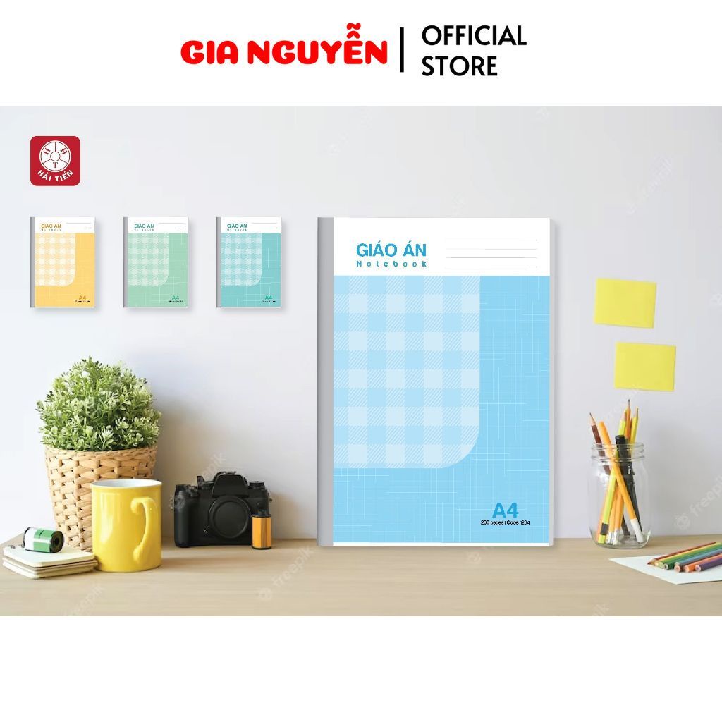 HẢI TIẾN Sổ Giáo Án - Kẻ ngang A4 (120 trang, 200 trang và 300 trang)