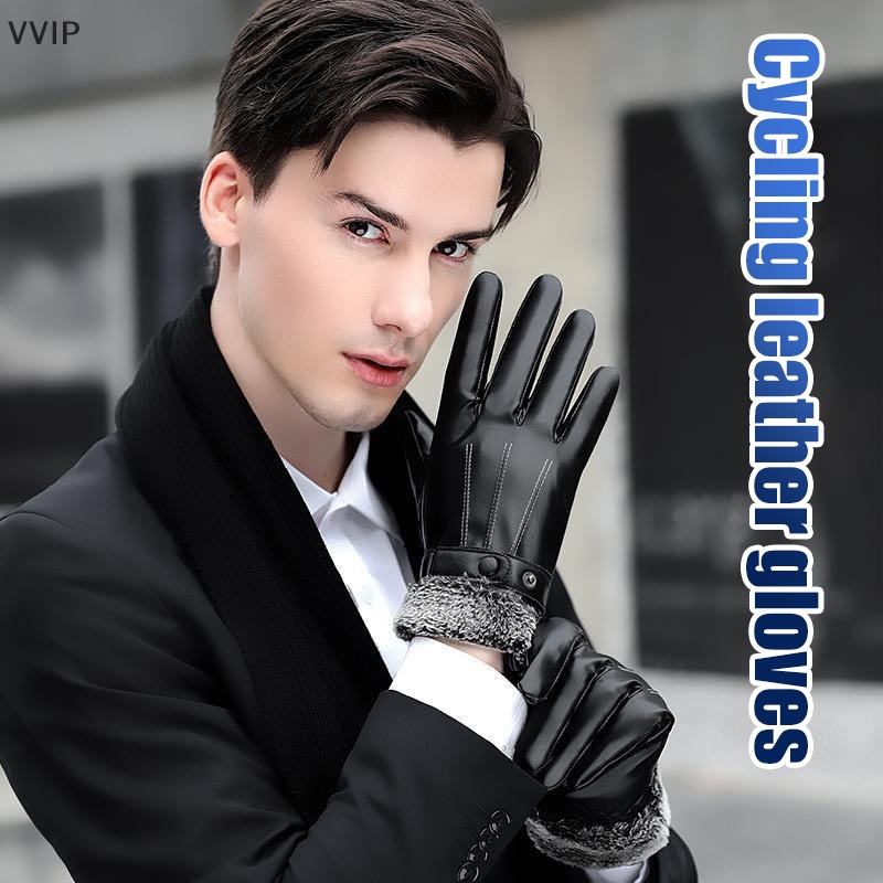 Găng Tay Giả Da Thỏ Giữ Ấm Mùa Đông Có Thể Chạm Màn Hình Cảm Ứng Dành Cho Nữ