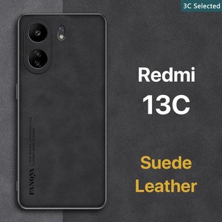 Da lộn ốp lưng Redmi 13C Cảm ứng thoải mái Chống dấu vân tay Chống sốc Bảo vệ Màn hình Máy ảnh Khung TPU mềm Không trơn trượt Xiaomi Xiaomi Redmi 13C 4G 5G case 13 c