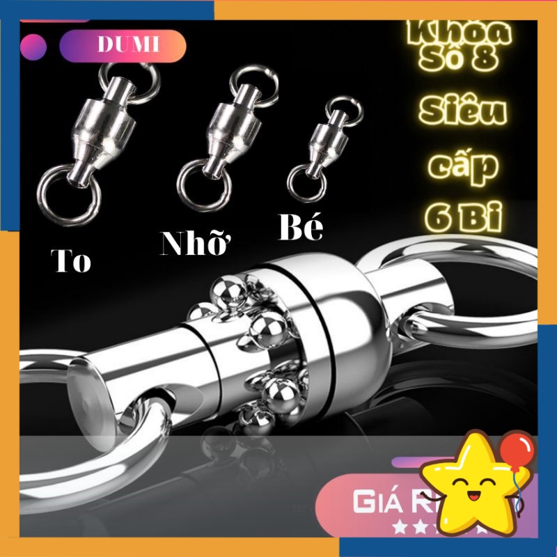 Khóa Số 8 Inox Cao Cấp Chuyên Săn Hàng Chuyên Câu Đồ Câu Cao Cấp