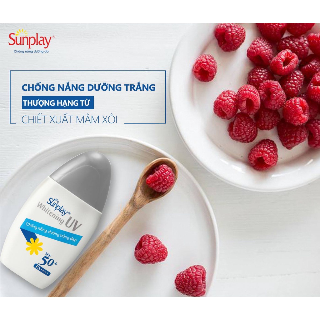 Sữa Chống Nắng Dưỡng Da Trắng Đẹp SUNPLAY Whitening Uv Spf 50+ Pa++++ 30g