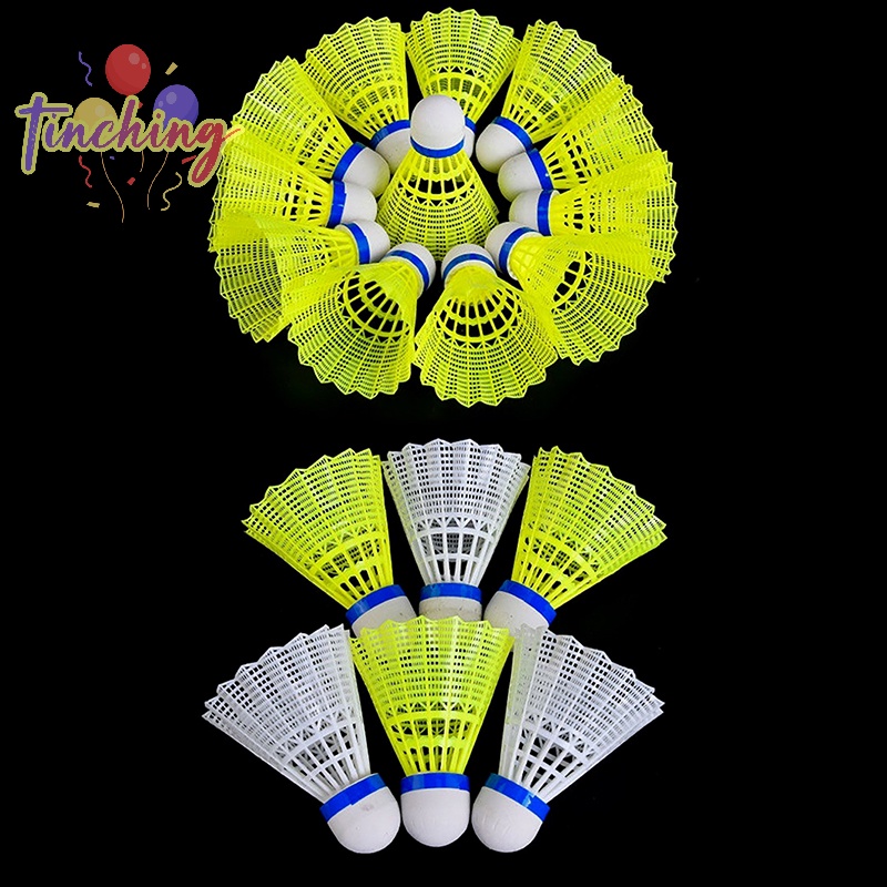 1 Quả Cầu Lông Bằng Nhựa nylon Bền Màu Vàng Trắng