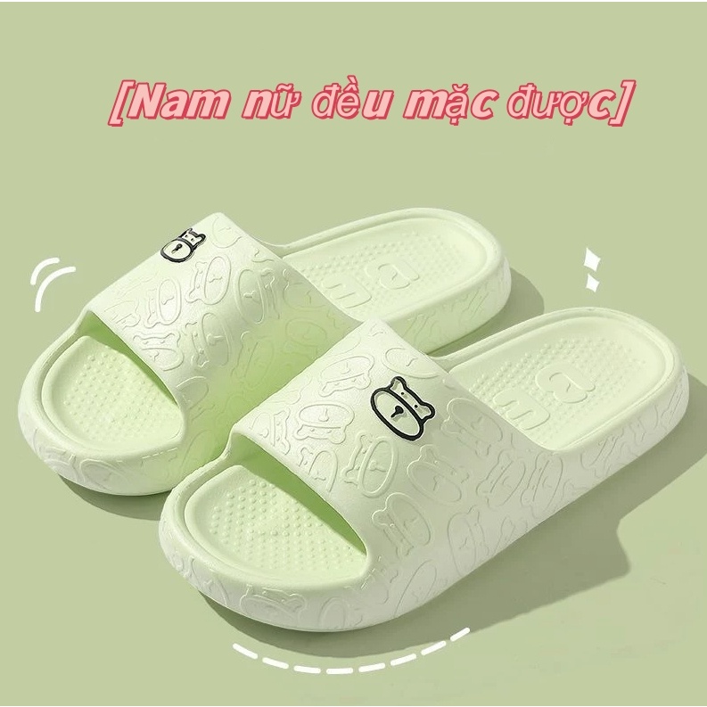 Dép Đi Trong Nhà Chống Trượt Thời Trang Cho Cặp Đôi