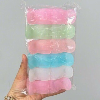 Lốc 12 kẹp tóc càng cua bầu dục thiết kế cao cấp bl