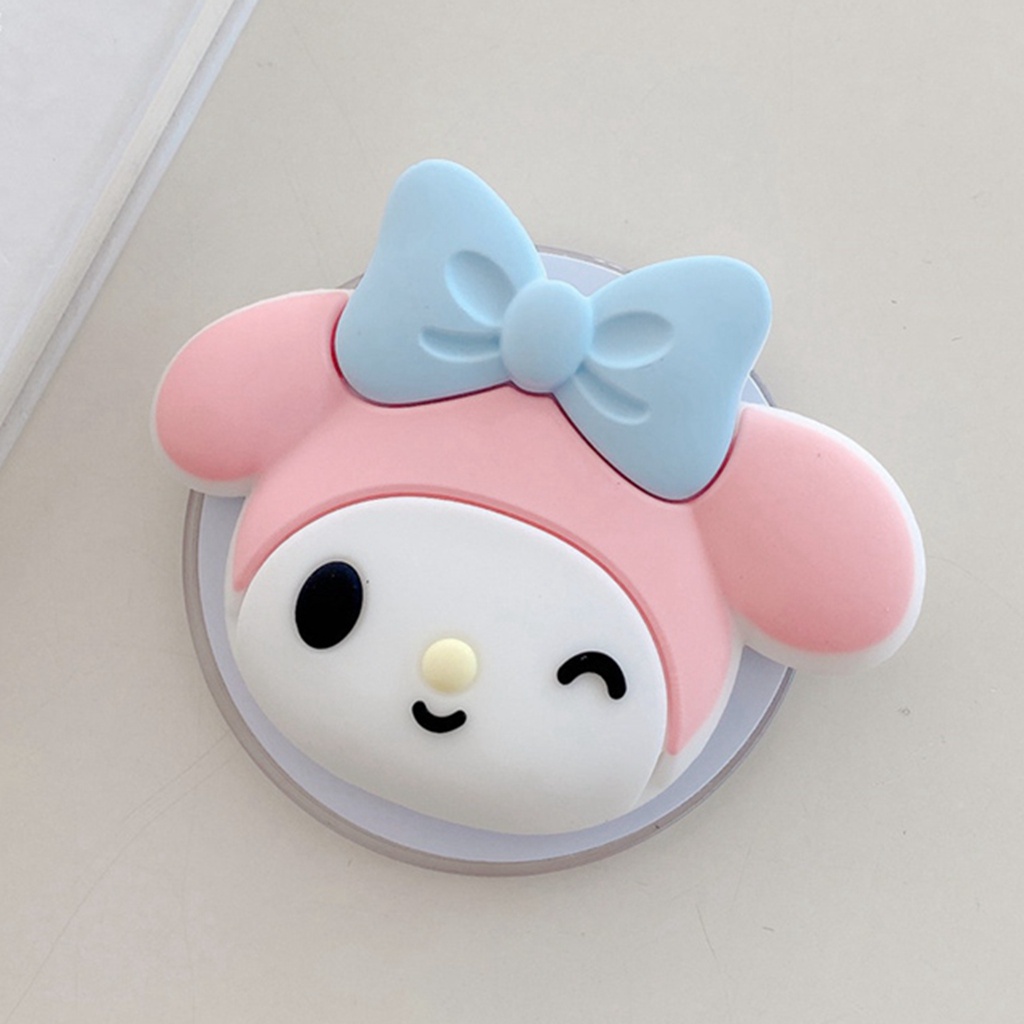 Giá Đỡ Điện Thoại / Máy Tính Bảng Hình Gấu / Thỏ kuromi hello kitty lotso Có Nam Châm Thu Hút Chống Rơi Vỡ