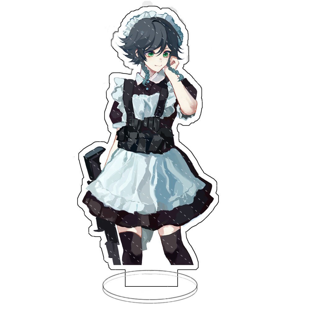 Mô hình Standee Genshin Impact Standing Anime Tighnari CYNO decor góc học tập để bàn làm việc cao 15cm