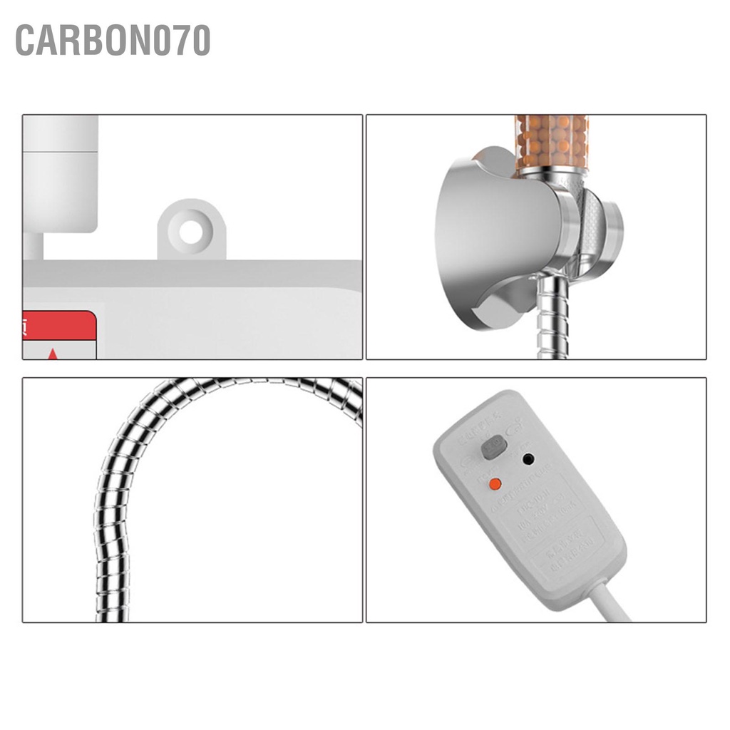 [Hàng Sẵn] Máy nước nóng trực tiếp mini 3500W có vòi sen sưởi ấm nhanh cho phòng tắm có bảo vệ chống rò rỉ AU Plug 220V【Carbon070】