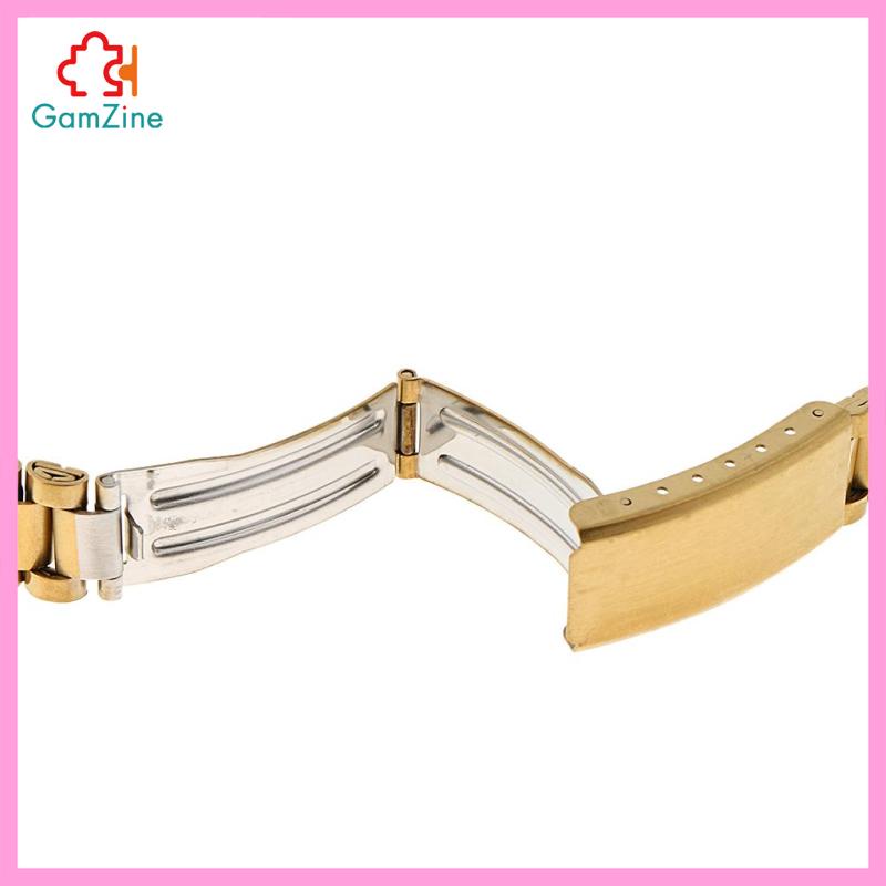 Dây Đồng Hồ Thay Thế Bằng Thép Không Gỉ Mạ Vàng 12mm lzdxwcke2 Dành Cho Nam