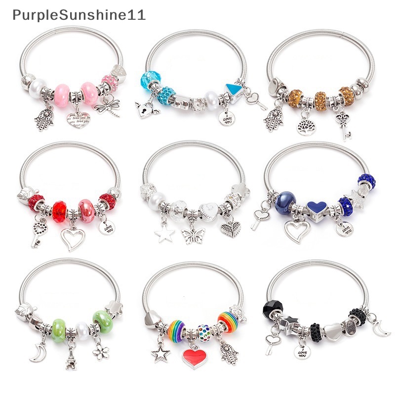 Ine Vòng Tay Chuỗi Hạt Đá pandora Cổ Điển Thời Trang Đơn Giản Dành Cho Nữ n