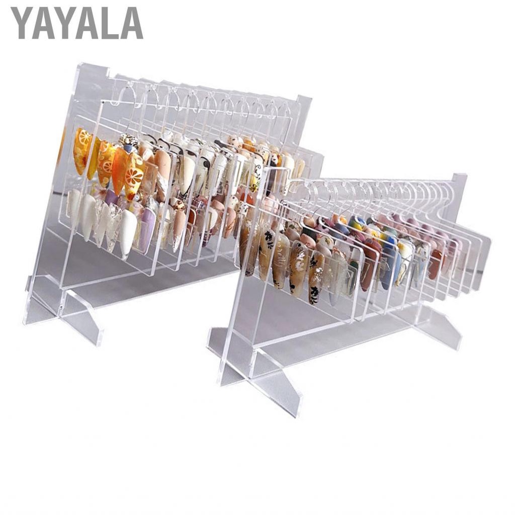 Yayala Hangers Nail Display  Hanger 10pcs Acrylic Hanging for Organizer