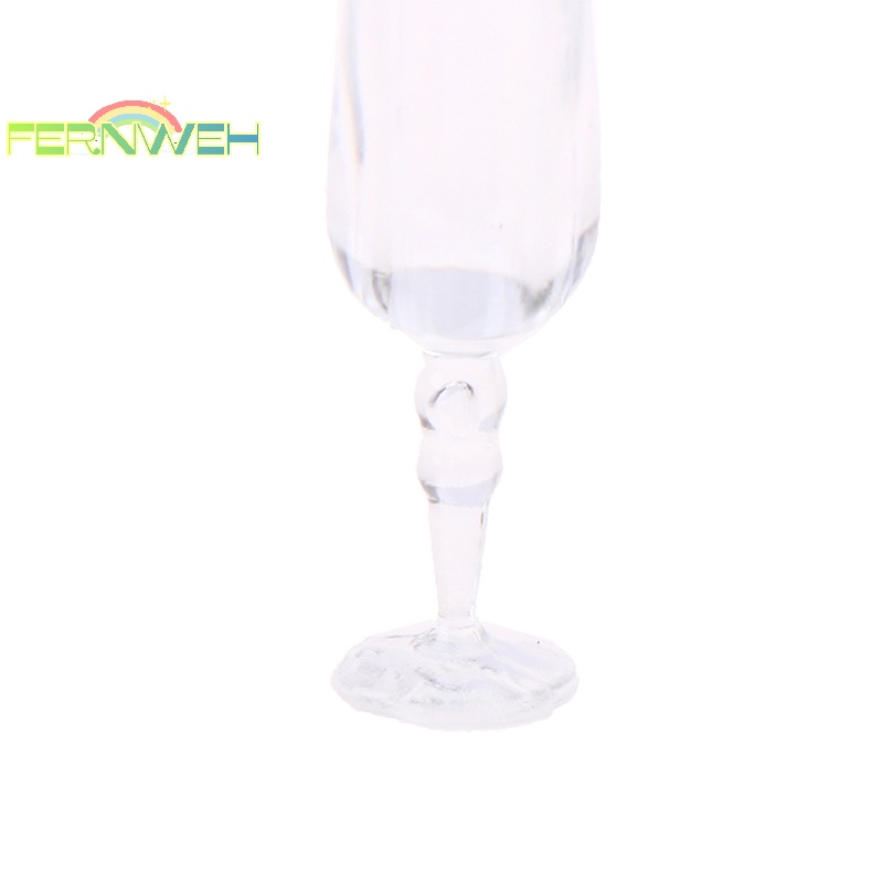 Set 6 Ly Thủy Tinh Uống Rượu Vang Đỏ Cho Nhà Búp Bê