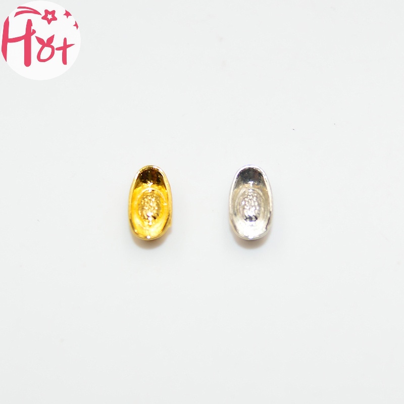Jr Set 10 Tượng Thỏi Vàng mini Trang Trí Nhà Búp Bê vn