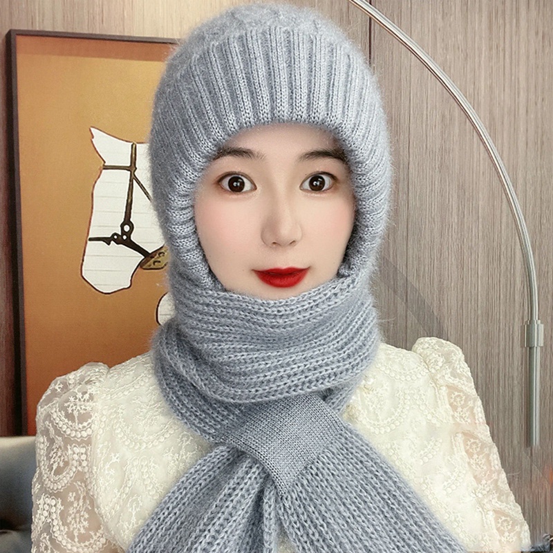 Ht Mũ Dệt Kim Che Tai Chống Gió Mùa Đông 2 Trong 1 Cho Nữ