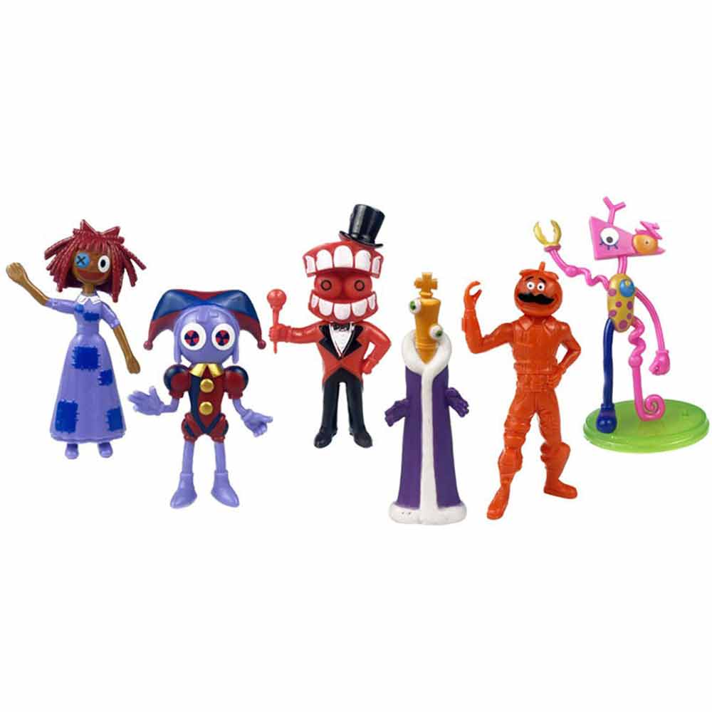 6/12 Pcs Set The Amazing Digital Circus Pomni Jax Anime Pvc Action Figure Model Toys