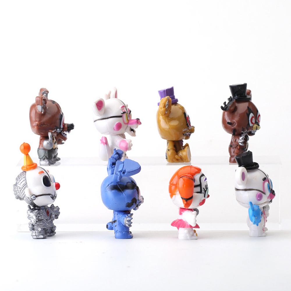 Set 8 Mô Hình Đồ Chơi Nhân Vật Trong Phim Hoạt Hình "freddy bonnie foxy"
