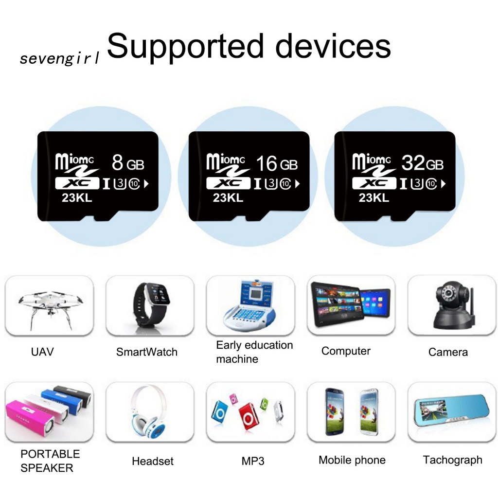 Eva Thẻ Nhớ micro sd Siêu Mỏng Tốc Độ Cao Cho Máy Ảnh / Điện Thoại 8gb / 16gb / 32gb