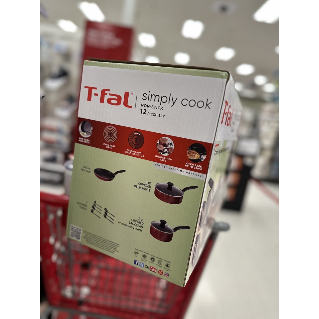 Bộ nồi 12 món T-fal - Culinaire săn deal US 311307.3