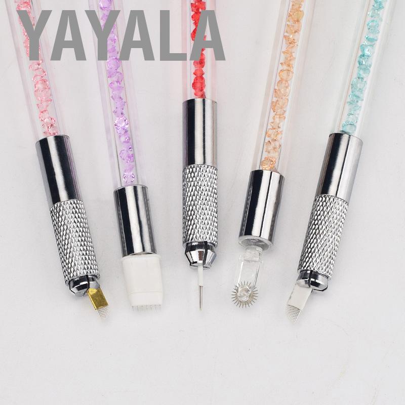 Yayala Manual Microblading Pen Prevent Slipping Traditional Tattoo Tool for Eyebrow Eyeliner