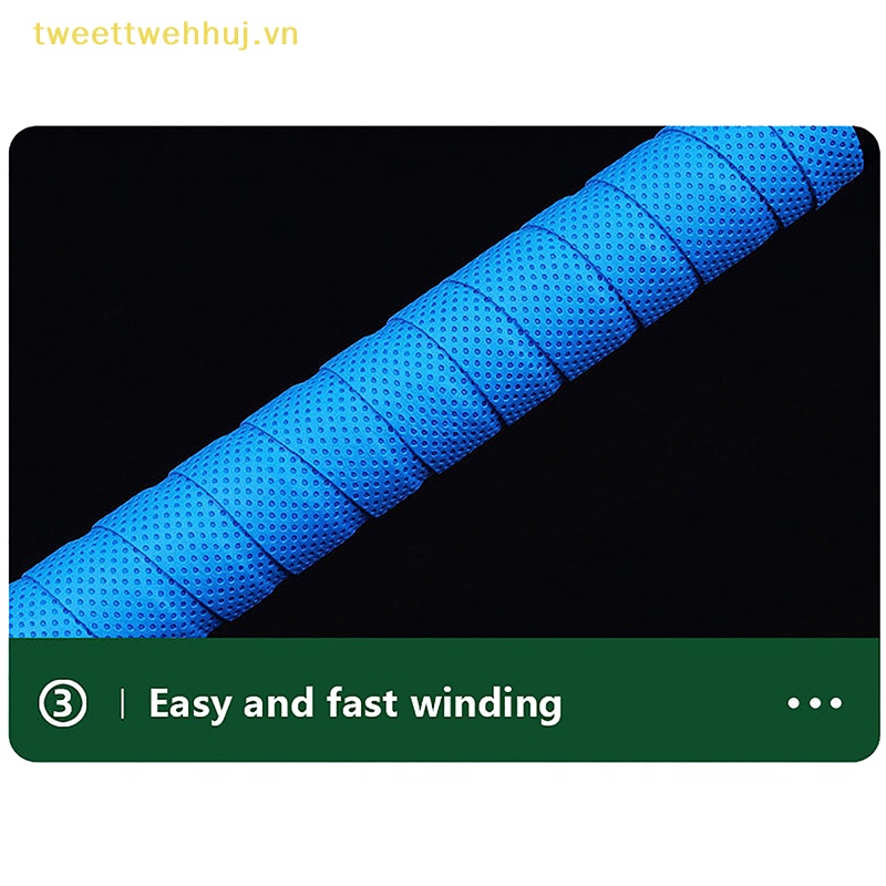 1 Băng Quấn Cán Vợt tennis / Cầu Lông Thấm Hút Mồ Hôi Chống Trượt vn