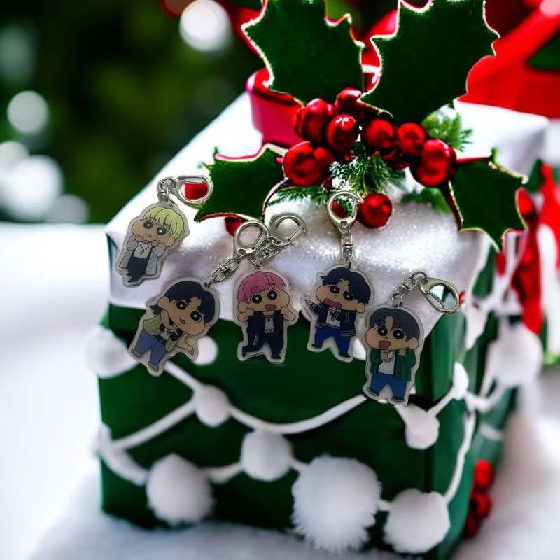 Móc Khóa acrylic Hai Mặt kpop txt