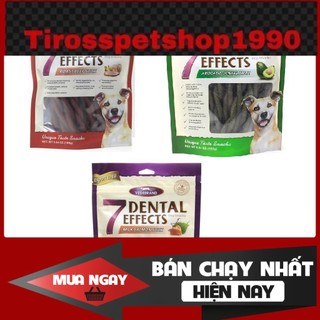 [❌GIÁ SỈ❌] Đồ Ăn Vặt Xương Gặm Sạch Răng Thơm Miệng Vị Sữa Cá Hồi Thịt Bò Đậu Phộng Denteal EffEcts 16g ❤️