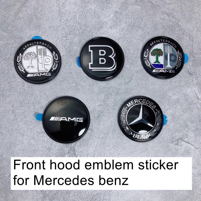 Logo Dán Trang Trí Mui Xe mercedes benz maybach amg brabus 55mm g63 c200 c300 c63 e200 e300