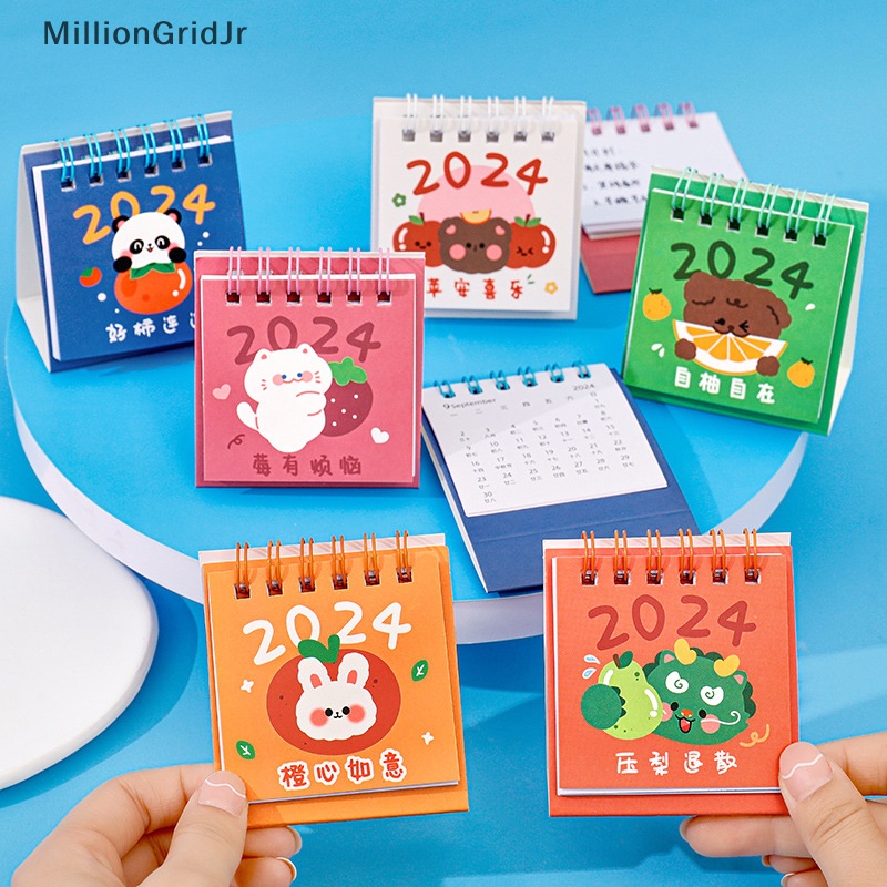 Lịch Để Bàn mini mlg 2024 Dễ Thương Dùng Làm Quà Tặng Cho Khách Sạn jr