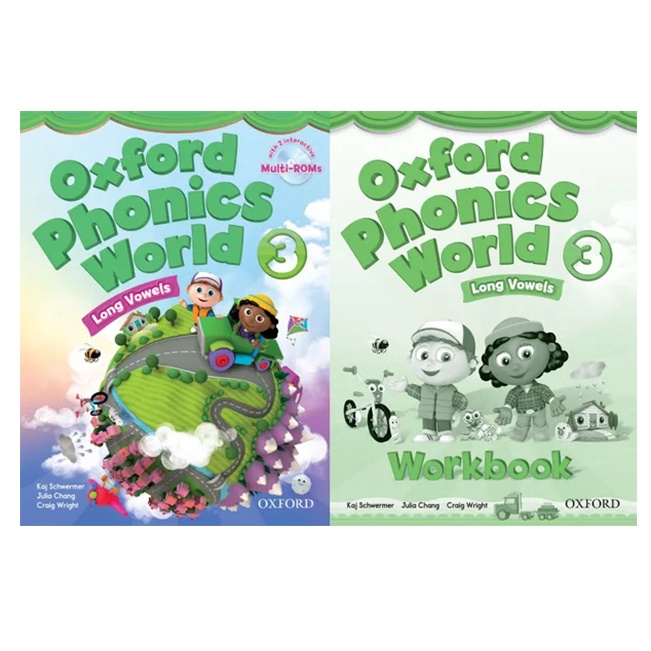 Sách - (Trọn Bộ 2 cuốn) Tiếng Anh- Oxford Phonics World 3 (Workbook - Student’s Book)