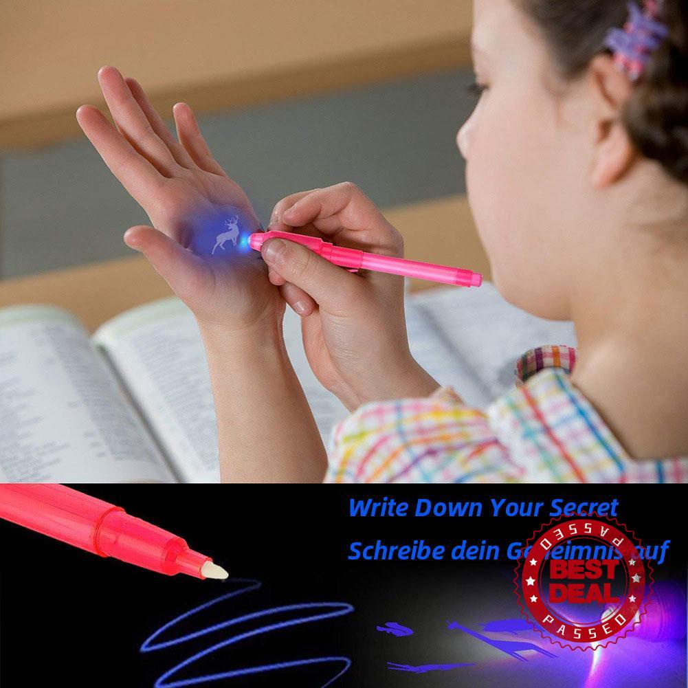 Bút Đồ Chơi Đèn led uv y7j9 Đầu Lớn Bằng Nhựa Đa Năng