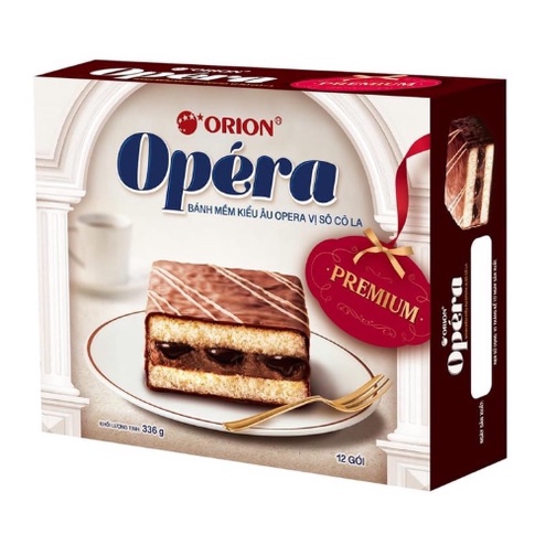 Bánh mềm Orion Opera kiểu Âu hộp 10 cái